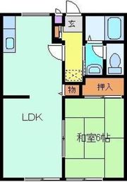 ハイツグレースフルBの間取り画像