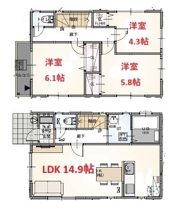 グランソフィア北入曽Ⅰの間取り画像