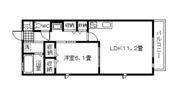 エレガント東谷山の間取り画像