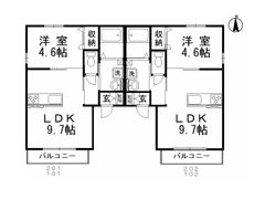 ハイムSAKURAの間取り画像
