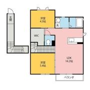 クラヴィエコスモ上泉 壱番館の間取り画像