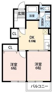 クラールA棟の間取り画像
