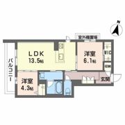 ラ メゾン デ プレズィールの間取り画像