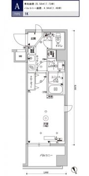 スカイコートパレス板橋の間取り画像