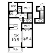 Azur(アジュール)A棟の間取り画像