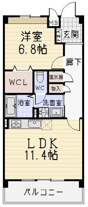 コースマスY．Mの間取り画像