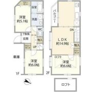 新宿区の間取り画像