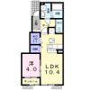 ソレイユ高屋Bの間取り画像