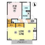 ラッキーハイツ Cの間取り画像