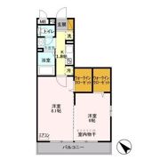 ウエストエーデルの間取り画像