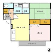 プリシアード Ⅱの間取り画像