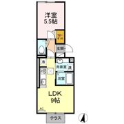 アキツ駅前ヒルトップの間取り画像