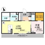 (仮称)D-ROOM福住 A棟の間取り画像