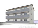 (仮称)D-ROOM福住 A棟の外観