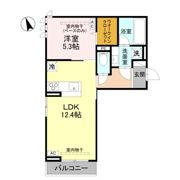 (仮称)D-ROOM福住 A棟の間取り画像