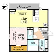 (仮称)D-ROOM福住 B棟の間取り画像