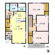 フェアヴェール Bの間取り画像