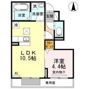 セジュール古橋Ⅱの間取り画像