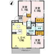 セジュール三代の間取り画像
