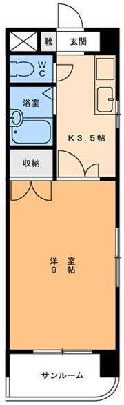 サンループ大手町の間取り画像