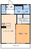 ハイム北代の間取り画像