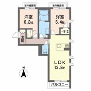 ロベリアコートの間取り画像