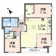 クラウンレジデンスⅡの間取り画像