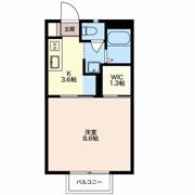パティオS Cの間取り画像