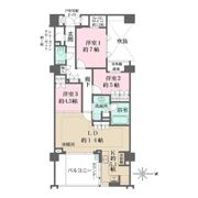 ザ・パークハウス代々木大山レジデンスの間取り画像