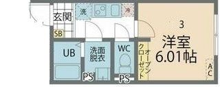 カインドネス本厚木Eastの間取り画像