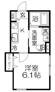 Casa.Kelly（カーサケリー）の間取り画像