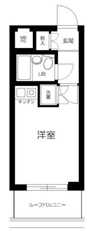 ライオンズマンション方南町駅前の間取り画像
