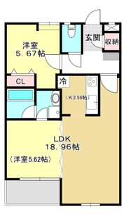 GARDEN HOUSE 大谷町Ⅱの間取り画像