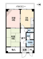 ラーク安田PART1の間取り画像