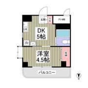 サンルビーASAHIの間取り画像