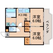 第6八十川ビルの間取り画像