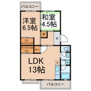 コーポ水谷の間取り画像