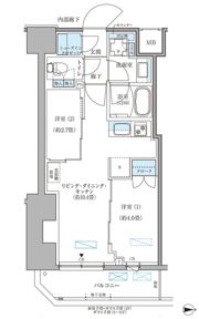 パークアクシス住吉ガーデンスクエアの間取り画像