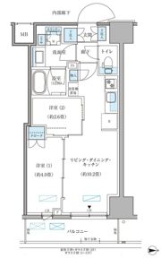 パークアクシス住吉ガーデンスクエアの間取り画像