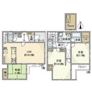 温水西戸建の間取り画像