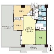 ライオンズマンション本川越第2の間取り画像