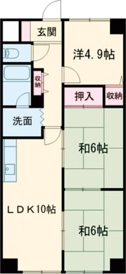 石照マンション花池の間取り画像