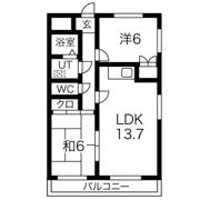 シャトルSUKEMITSUの間取り画像