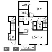 ドリーム向山の間取り画像