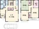 今在家6丁目戸建ての間取り画像