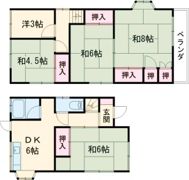 北本荘2丁目戸建の間取り画像