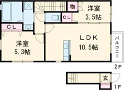 メゾン ベターデイズの間取り画像