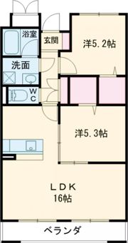 ツヴァイシュロスの間取り画像