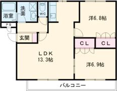 サンライズガーデンの間取り画像