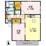 ベルソス E棟の間取り画像